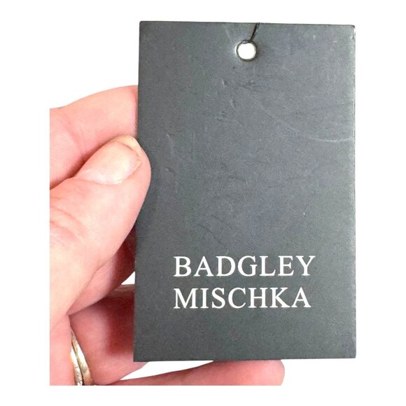 Badgley Mischka Vegan Leather Black Sequin Crossbody Bag Chain Strap Glam NWT - Picture 4 of 14